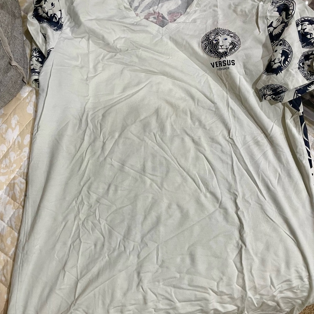 Versus Versace White Graphic T-Shirt
